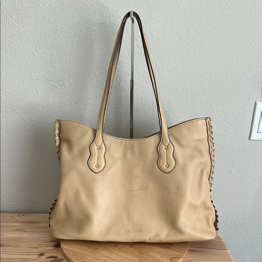 Aimee Kestenberg Complete Me Whipstitch Leather Tote